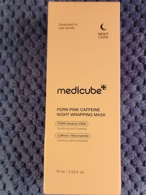 Medicube PDRN Pink Caffeine Night Wrapping Mask - Pink